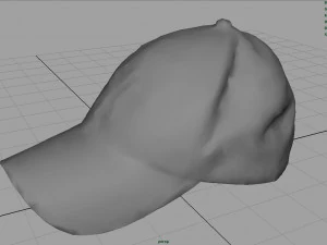 baseball cap 2 3D Model