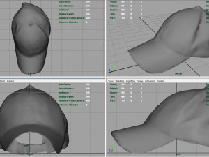 baseball cap 2 Model 3D