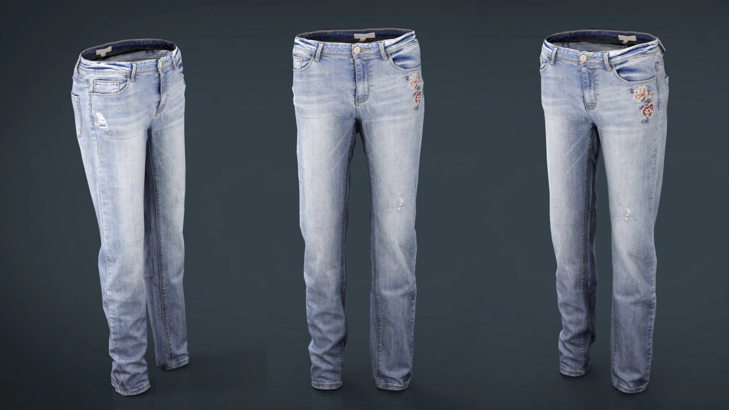 jeans 3D Model .c4d .max .obj .3ds .fbx .stl .blend