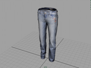 jeans Modelo 3D