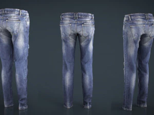 рвані джинси 3D Модель