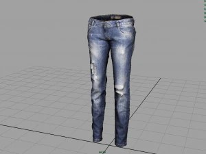 рвані джинси 3D Модель