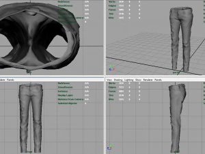 рвані джинси 3D Модель