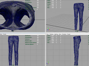 рвані джинси 3D Модель