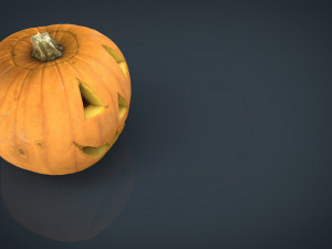 realistic halloween pumpkin Model 3D