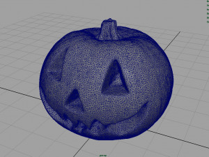 realistic halloween pumpkin Model 3D