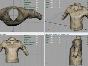 women jacket 3D Model