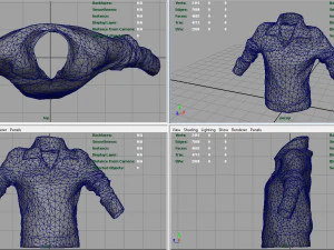 women jacket 3D Model