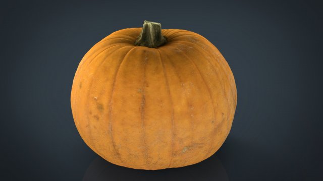 realistic pumpkin Modello 3D .c4d .max .obj .3ds .fbx .stl .blend 