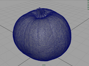 realistic pumpkin Modello 3D