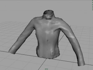 women jacket blue 3D Model