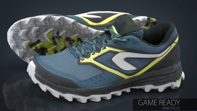 hiking shoes 2 3D Model .c4d .max .obj .3ds .fbx .stl .blend 