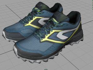 hiking shoes 2 3D Model
