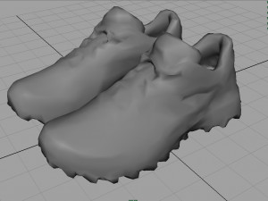 hiking shoes 2 3D Model
