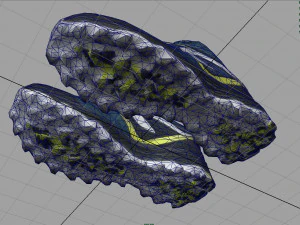 hiking shoes 2 3D Model
