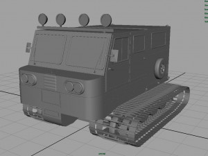 snowcat Modello 3D