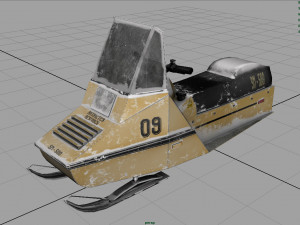 snowmobile 3D Модель