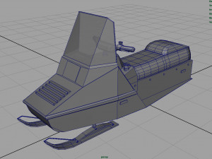 snowmobile 3D Модель