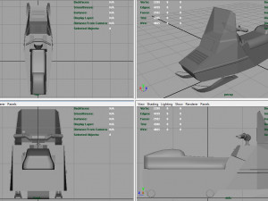 snowmobile 3D Модель