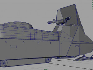 snowmobile 3D Модель