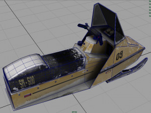 snowmobile 3D Модель