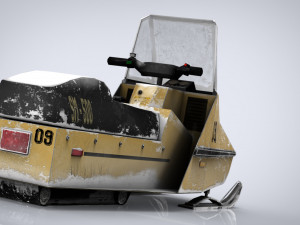 snowmobile 3D Модель