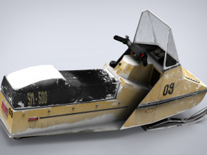 snowmobile 3D Модель