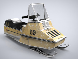 snowmobile 3D Модель