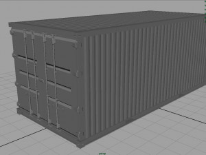 china post container Modello 3D