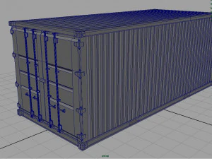 cont&ecirc;iner de correio da china Modelo 3D
