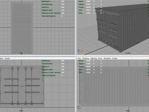 cont&ecirc;iner de correio da china Modelo 3D
