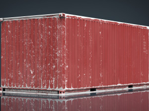 container red 3D मॉडल