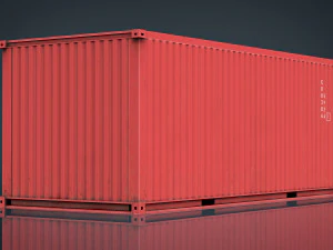 contenitore rosso Modello 3D