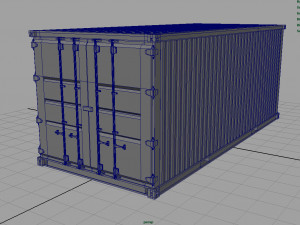 container red 3D मॉडल