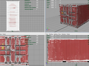 container red 3D मॉडल