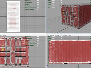 contenitore rosso Modello 3D