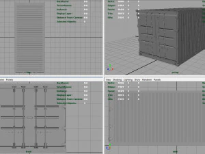 contenitore rosso Modello 3D