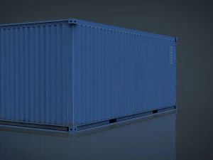 container blue 3D Model