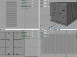 container blue 3D Model