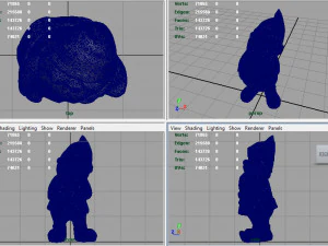 gnomo da giardino 4 Modello 3D