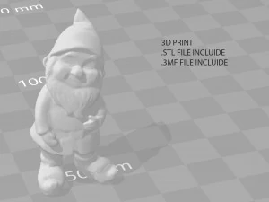 gnomo da giardino 4 Modello 3D