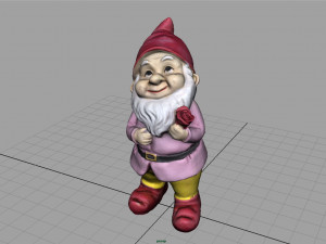 garden gnome 5 Modello 3D