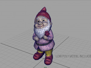 garden gnome 5 Modello 3D