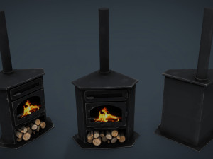 corner stove 3D Model