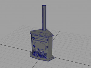 corner stove 3D Model