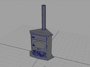 corner stove 3D Model