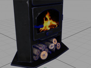 corner stove 3D Model