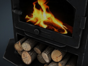 corner stove 3D Model