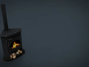 corner stove 3D Model