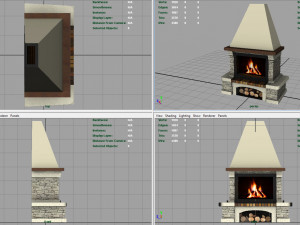 fireplace 3D Model